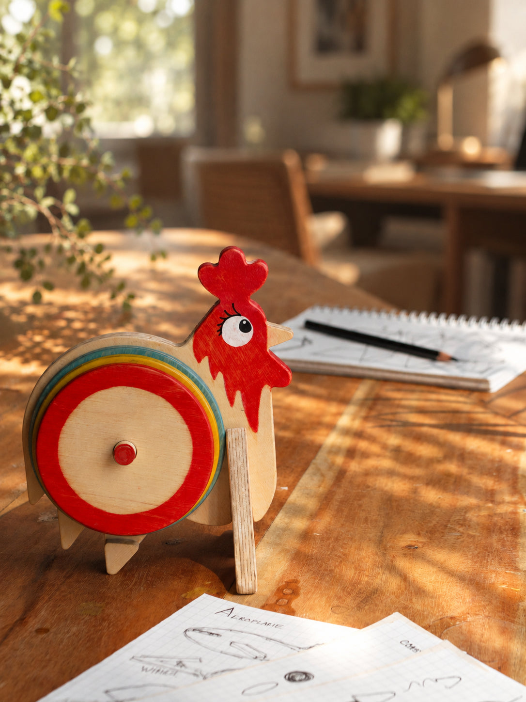 Kook Doo Koo | Rooster | Playful Coaster set of 6